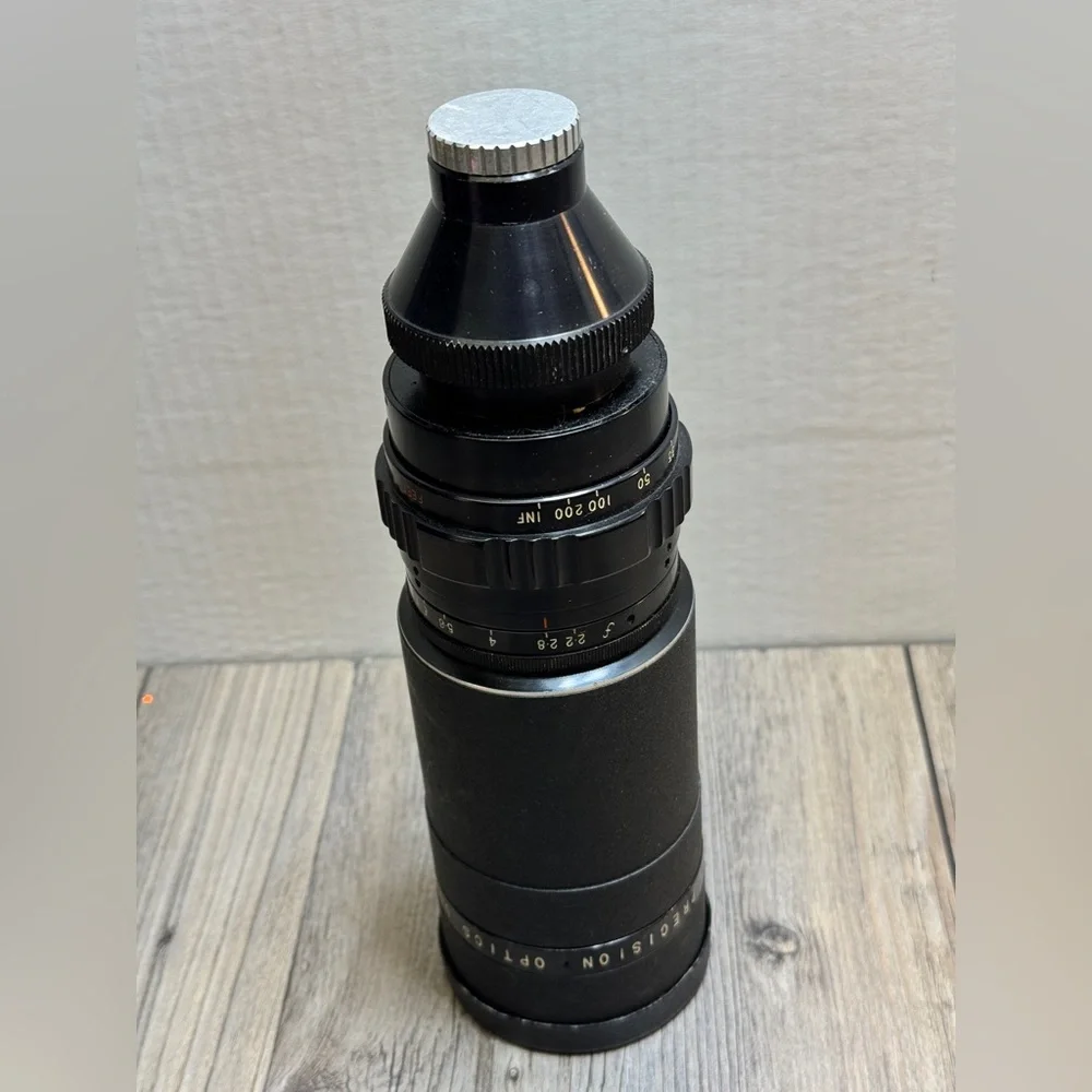 Vintage Century Precision Optics USA Telephoto Lens 150mm Black